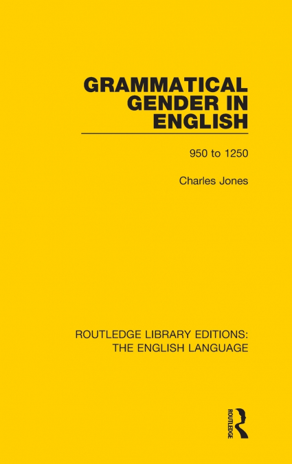 GRAMMATICAL GENDER IN ENGLISH