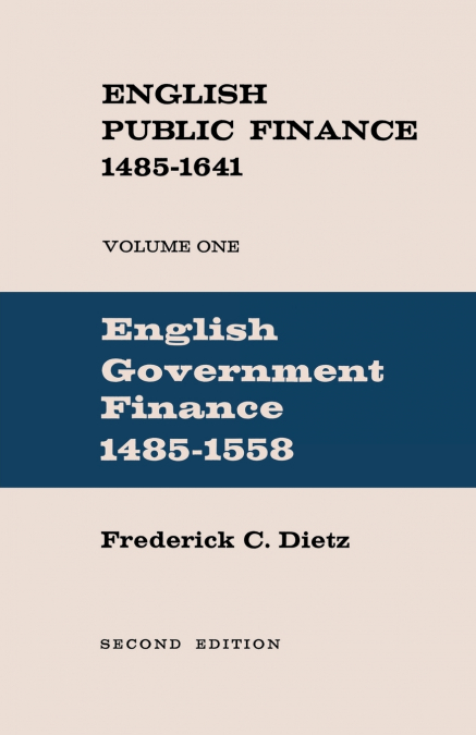 ENGLISH PUBLIC FINANCE