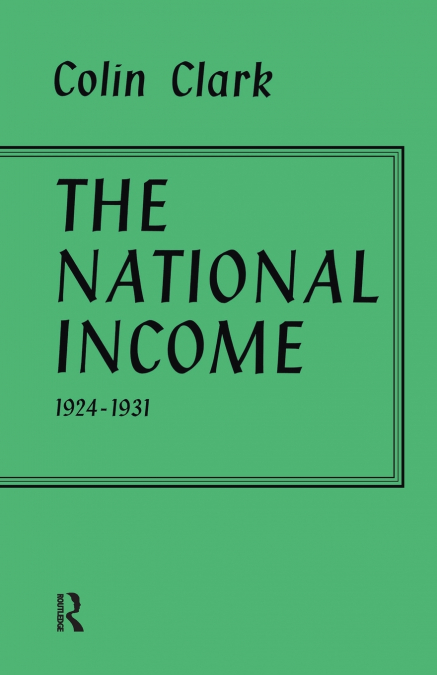 NATIONAL INCOME 1924-1931