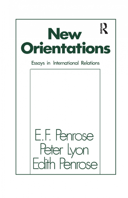 NEW ORIENTATIONS
