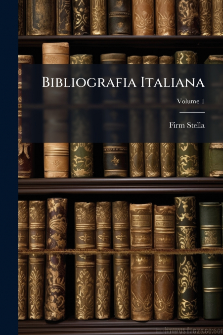BIBLIOGRAFIA ITALIANA