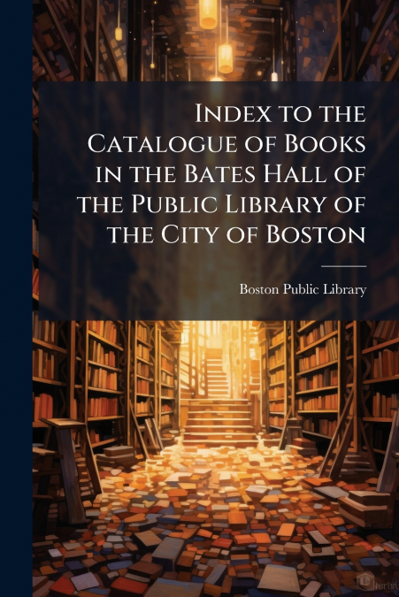 INDEX TO THE CATALOGUE OF BOOKS IN THE BATES HALL OF THE PUB