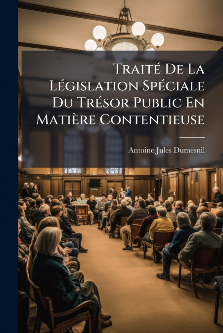 TRAITE DE LA LEGISLATION SPECIALE DU TRESOR PUBLIC EN MATIER