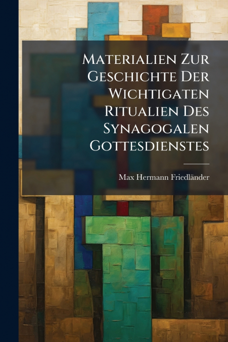 MATERIALIEN ZUR GESCHICHTE DER WICHTIGATEN RITUALIEN DES SYN