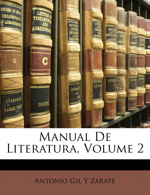 MANUAL DE LITERATURA, VOLUME 2