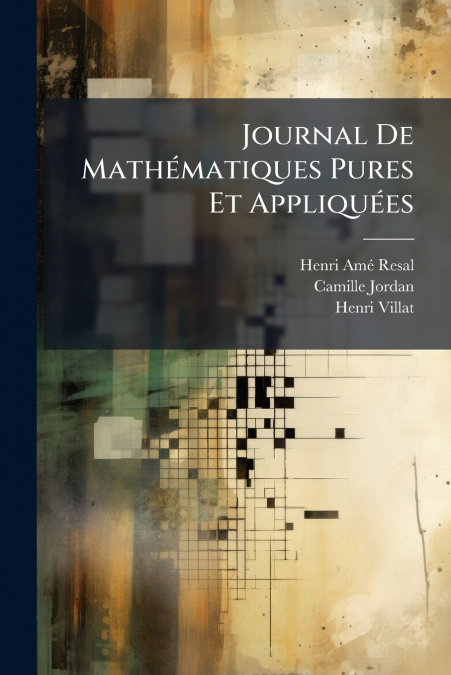 JOURNAL DE MATHEMATIQUES PURES ET APPLIQUEES