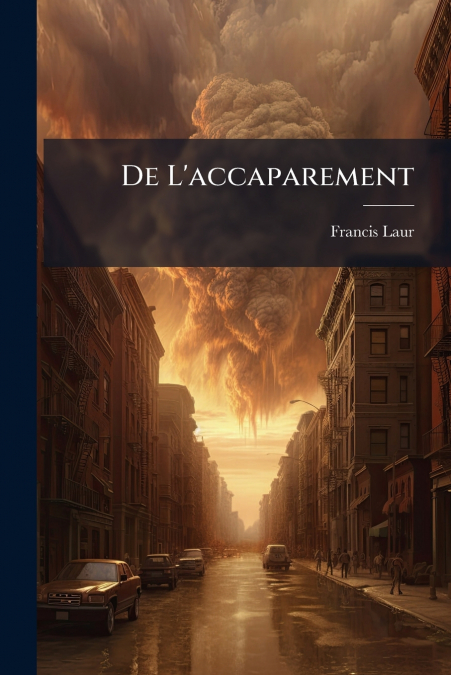 DE L?ACCAPAREMENT