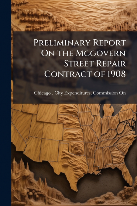PRELIMINARY REPORT ON THE MCGOVERN STREET REPAIR CONTRACT OF