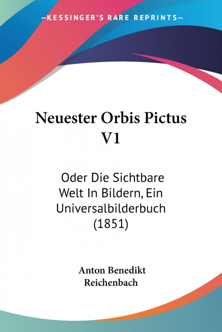 ANTON B. REICHENBACH, LEITFADEN ZUM ERSTEN UNTERRICHTE IN DE