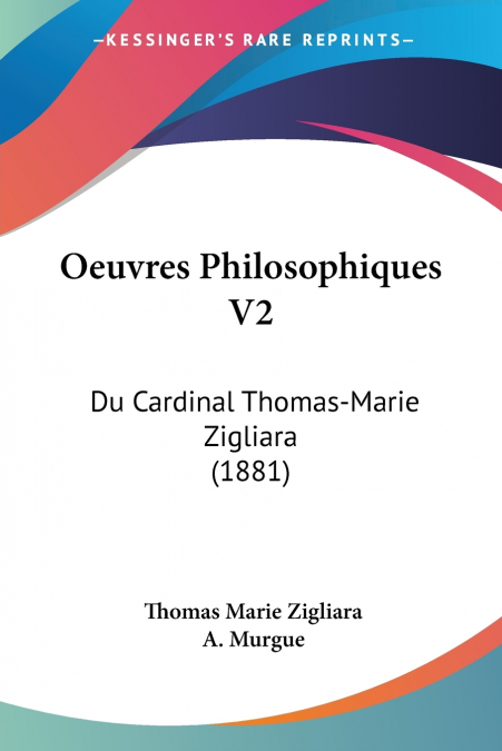 OEUVRES PHILOSOPHIQUES V2