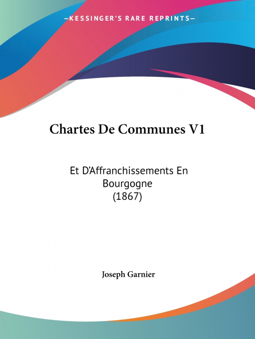CHARTES DE COMMUNES V1