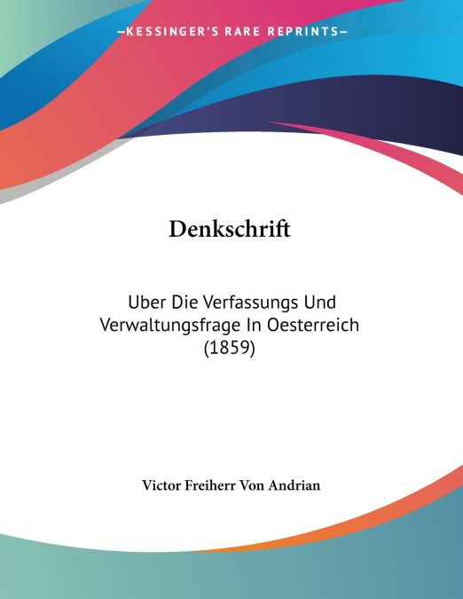 DENKSCHRIFT