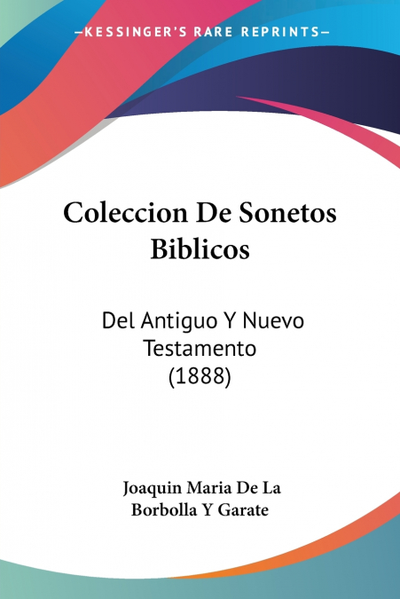 COLECCION DE SONETOS BIBLICOS