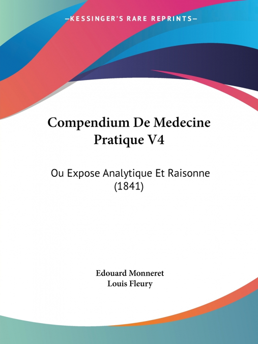 COMPENDIUM DE MEDECINE PRATIQUE V4