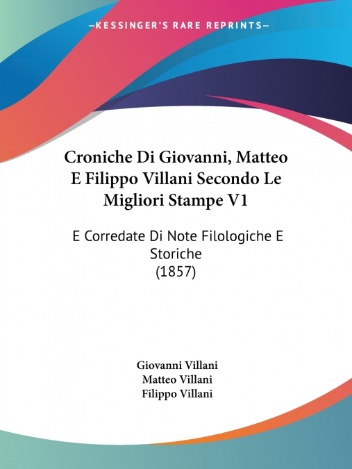 CRONICA DI MATTEO VILLANI V3