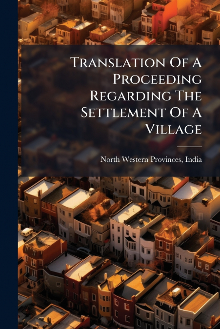 MORTUARY RETURNS OF THE N.-W. PROVINCES