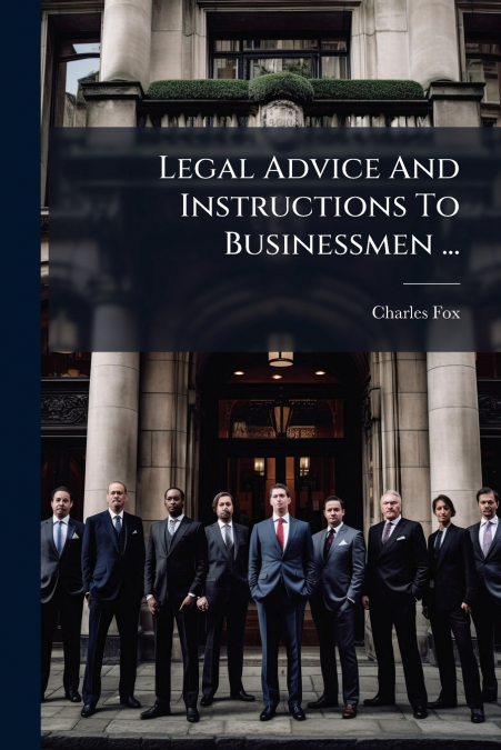 LEGAL ADVICE AND INSTRUCTIONS TO BUSINESSMEN ...