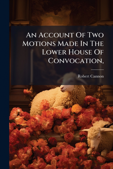 AN ACCOUNT OF TWO MOTIONS MADE IN THE LOWER HOUSE OF CONVOCA