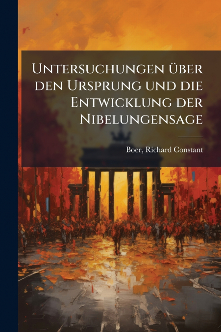 UNTERSUCHUNGEN UBER DEN URSPRUNG UND DIE ENTWICKLUNG DER NIB