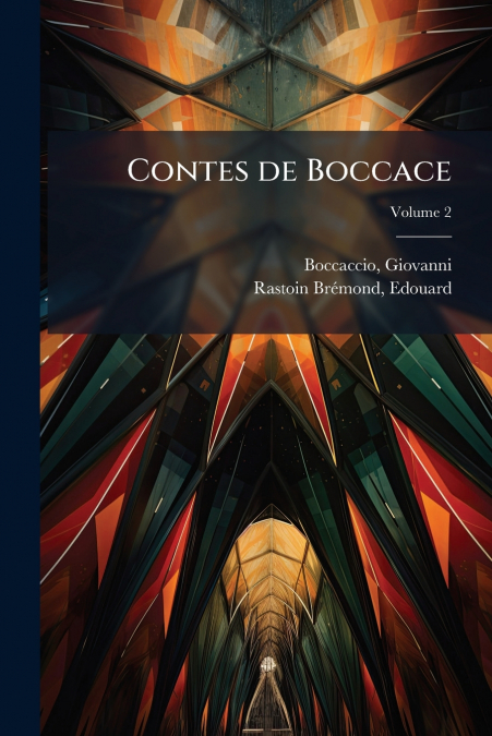 CONTES DE BOCCACE, VOLUME 2