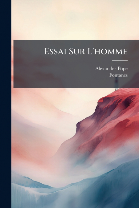 ESSAI SUR L?HOMME