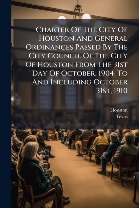 CHARTER OF THE CITY OF HOUSTON AND GENERAL ORDINANCES PASSED