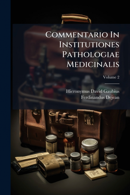 COMMENTARIO IN INSTITUTIONES PATHOLOGIAE MEDICINALIS, VOLUME