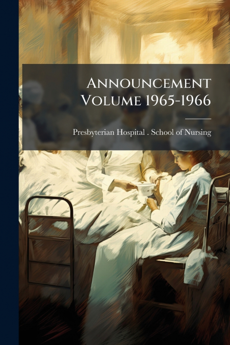 ANNOUNCEMENT VOLUME 1965-1966
