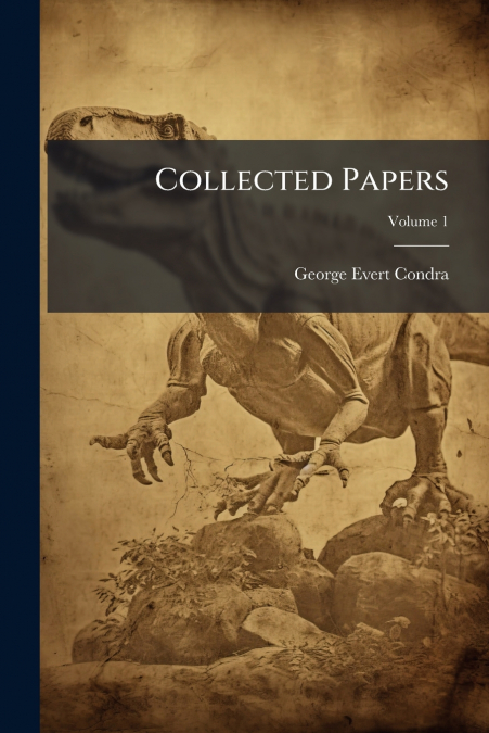 COLLECTED PAPERS, VOLUME 1