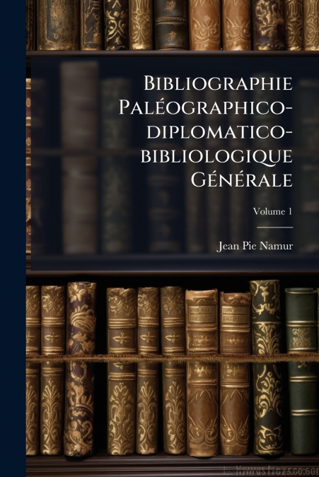 BIBLIOGRAPHIE PALEOGRAPHICO-DIPLOMATICO-BIBLIOLOGIQUE GENERA