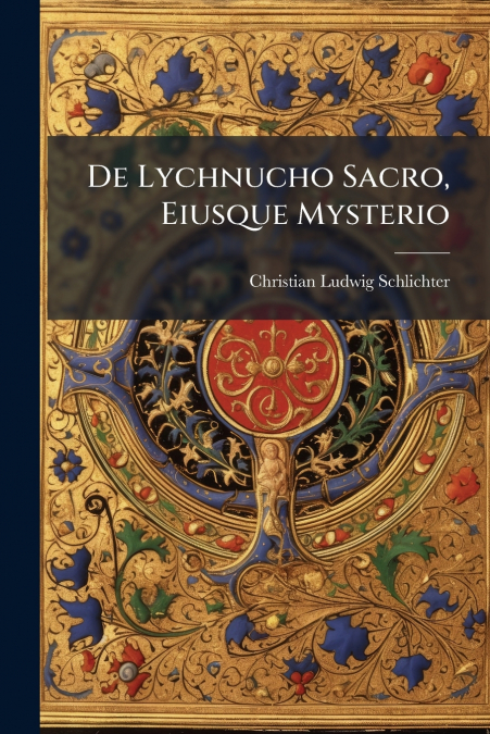 DE SUFFITU SACRO HEBRAEORUM EIUSQUE MYSTERIO LIBELLUS SINGUL