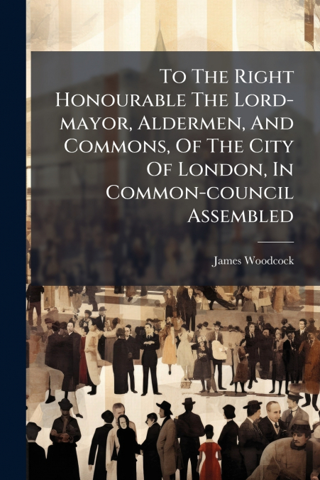TO THE RIGHT HONOURABLE THE LORD-MAYOR, ALDERMEN, AND COMMON