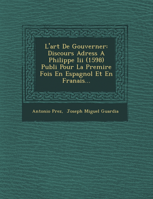 L?ART DE GOUVERNER
