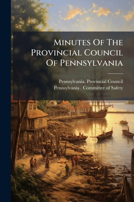 MINUTES OF THE PROVINCIAL COUNCIL OF PENNSYLVANIA