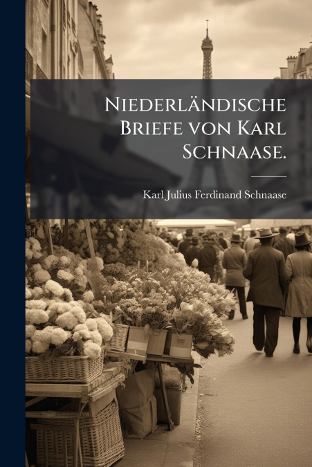 NIEDERLANDISCHE BRIEFE VON KARL SCHNAASE.