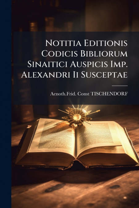 NOTITIA EDITIONIS CODICIS BIBLIORUM SINAITICI AUSPICIS IMP.