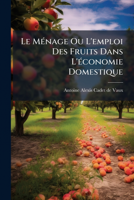 LE MENAGE OU L?EMPLOI DES FRUITS DANS L?ECONOMIE DOMESTIQUE