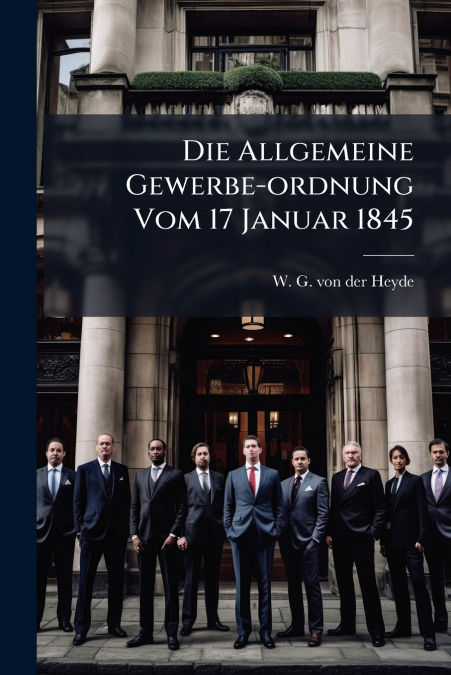 DIE ALLGEMEINE GEWERBE-ORDNUNG VOM 17 JANUAR 1845