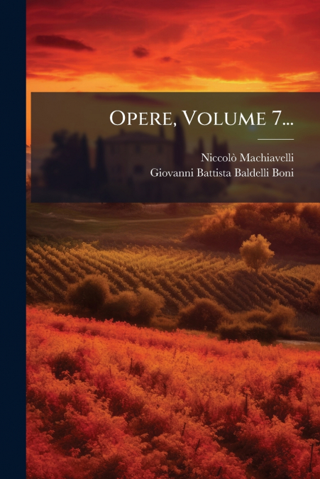 OPERE, VOLUME 7...