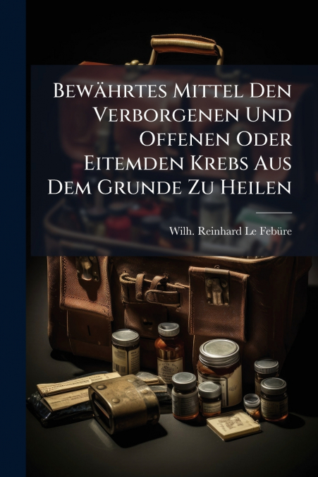 BEWAHRTES MITTEL DEN VERBORGENEN UND OFFENEN ODER EITEMDEN K