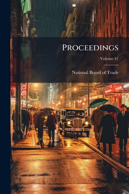 PROCEEDINGS, VOLUME 1