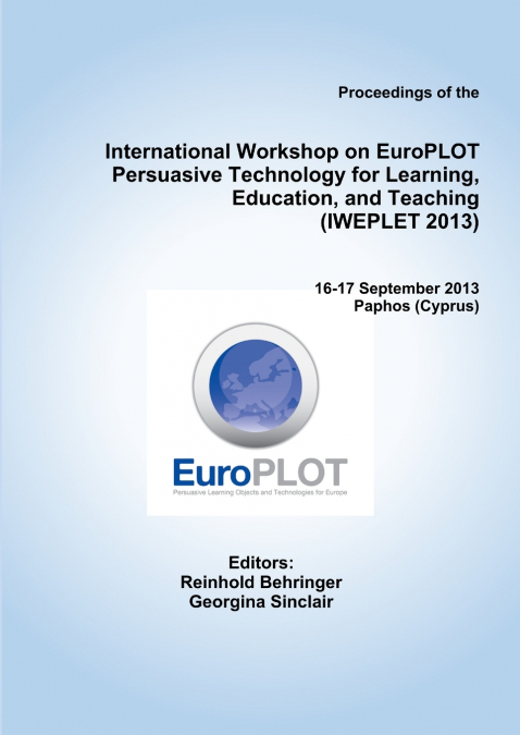 IWEPLET 2013 PROCEEDINGS