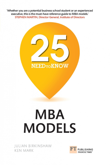 25 NEED-TO-KNOW MBA MODELS (BOOK)