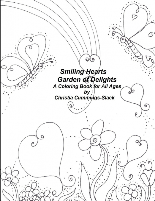 SMILING HEART GARDEN OF DELIGHTS COLORING BOOK