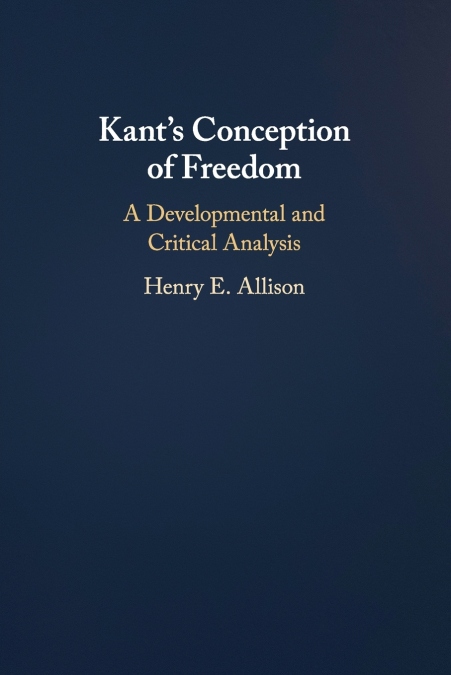 KANT?S CONCEPTION OF FREEDOM