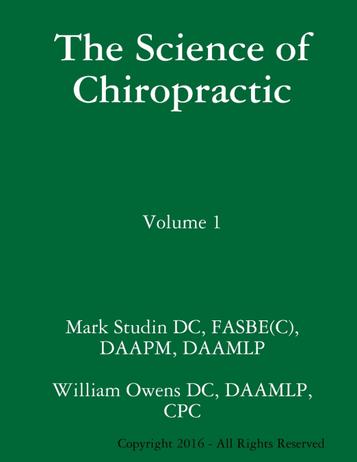 THE SCIENCE OF CHIROPRACTIC
