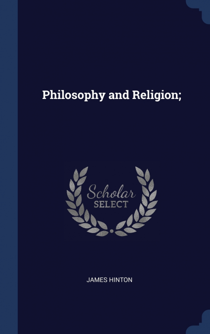 PHILOSOPHY AND RELIGION,