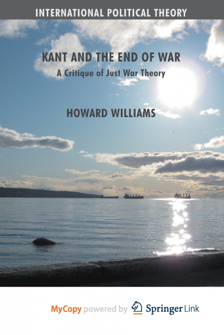 KANT AND THE END OF WAR