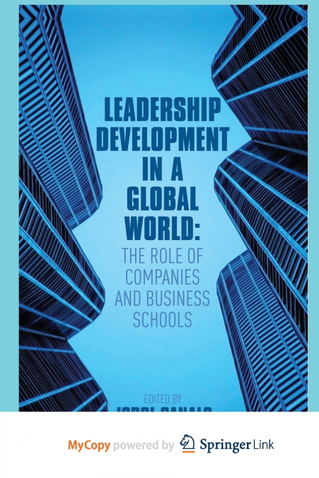 LEADERSHIP DEVELOPMENT IN A GLOBAL WORLD