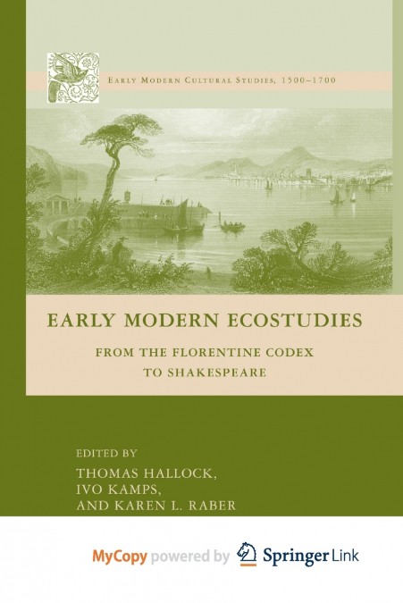 EARLY MODERN ECOSTUDIES